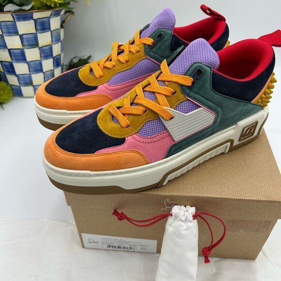 Men’s Christian Louboutin Astroloubi trainers sneakers size 42 made in Italy - Picture 4 of 10